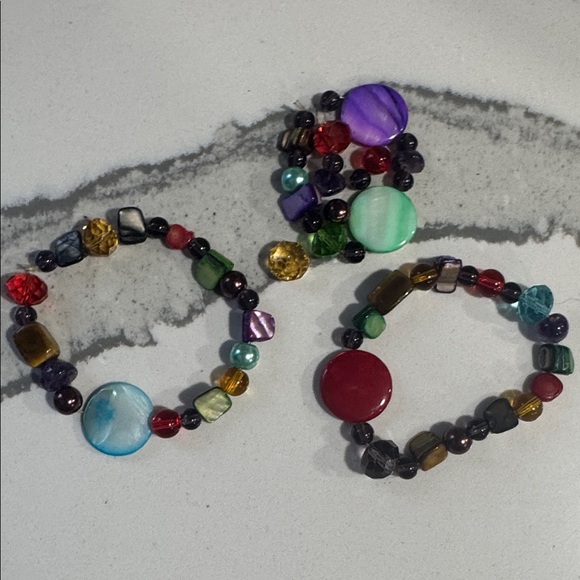 Premier Designs Spectrum Colorful Beaded Jewelry Set - Picture 3 of 4